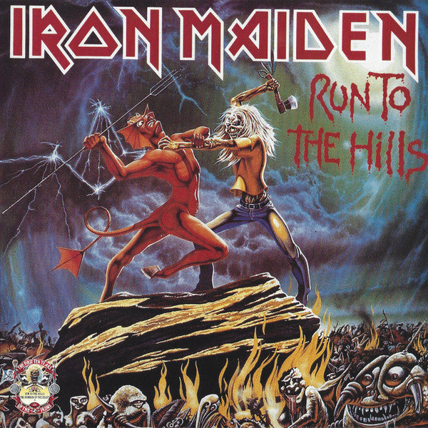 Iron Maiden : Run To The Hills · The Number Of The Beast (2x12", Comp, Ltd)