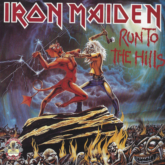 Iron Maiden : Run To The Hills · The Number Of The Beast (2x12", Comp, Ltd)