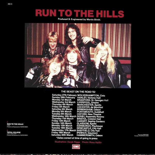 Iron Maiden : Run To The Hills · The Number Of The Beast (2x12", Comp, Ltd)