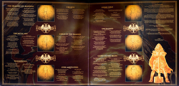 HammerFall : Glory To The Brave (LP, Album, RE, RM + LP + 20-)