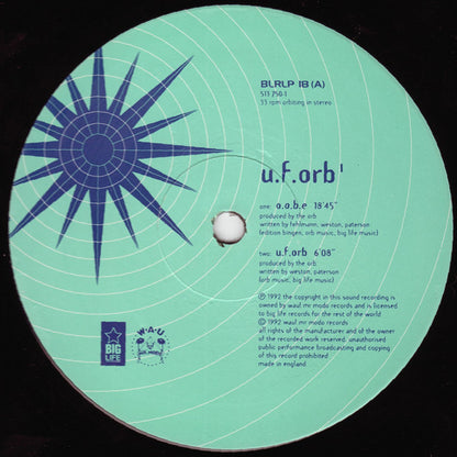 The Orb : U.F.Orb (2xLP, Album)
