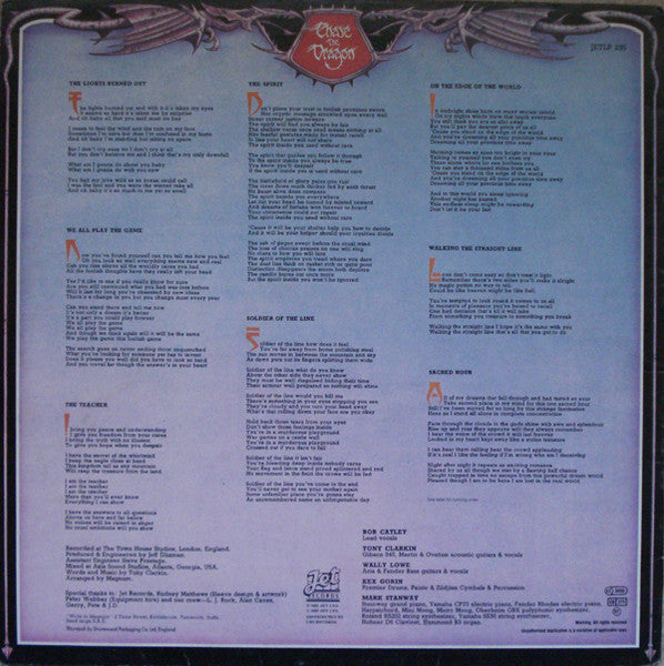 Magnum (3) : Chase The Dragon (LP, Album)