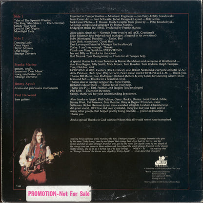 Mahogany Rush : Strange Universe (LP, Album, Promo, San)