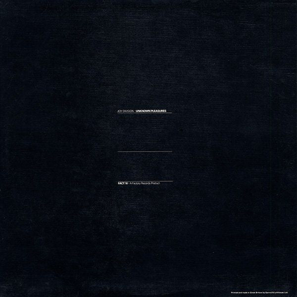 Joy Division : Unknown Pleasures (LP, Album, Tex)
