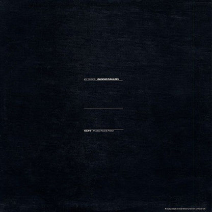 Joy Division : Unknown Pleasures (LP, Album, Tex)