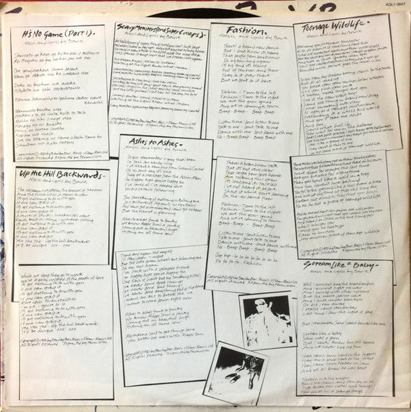 David Bowie : Scary Monsters (LP, Album, RP, Ind)