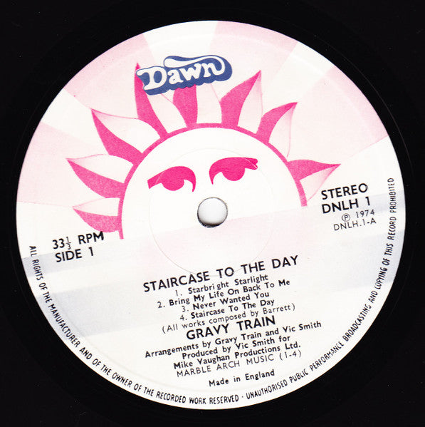 Gravy Train : Staircase To The Day (LP, Album, Gat)