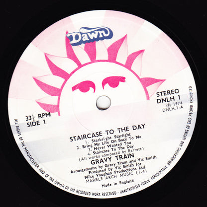 Gravy Train : Staircase To The Day (LP, Album, Gat)