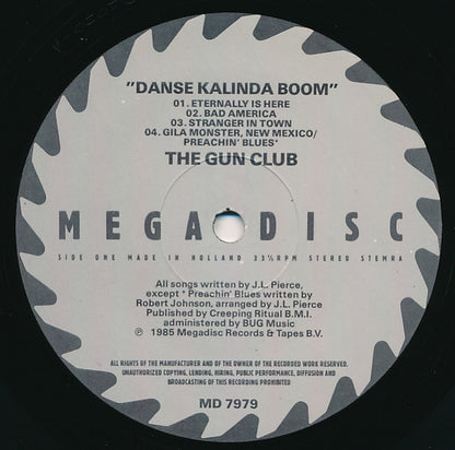 The Gun Club : Danse Kalinda Boom - Live In Pandora's Box (LP, Album)