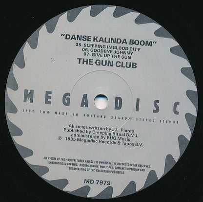 The Gun Club : Danse Kalinda Boom - Live In Pandora's Box (LP, Album)
