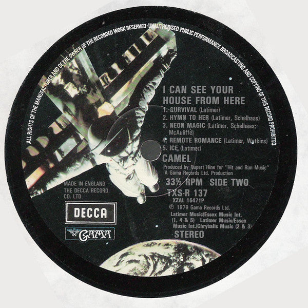 Camel : I Can See Your House From Here (LP, Album)