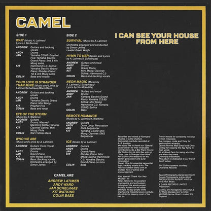 Camel : I Can See Your House From Here (LP, Album)