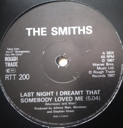 The Smiths : Last Night I Dreamt That Somebody Loved Me (12", Single, Pla)