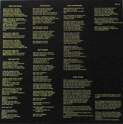 Manowar : Hail To England (LP, Album, Eur)