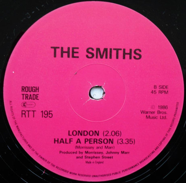 The Smiths : Shoplifters Of The World Unite (12", Single, EMI)