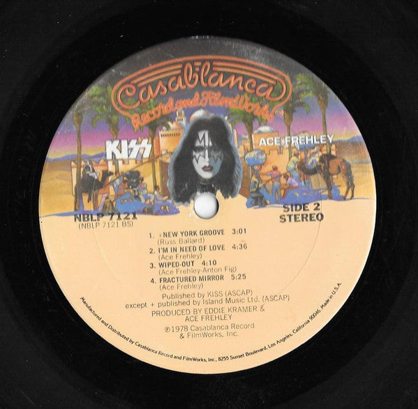 Kiss, Ace Frehley : Ace Frehley (LP, Album, Ter)