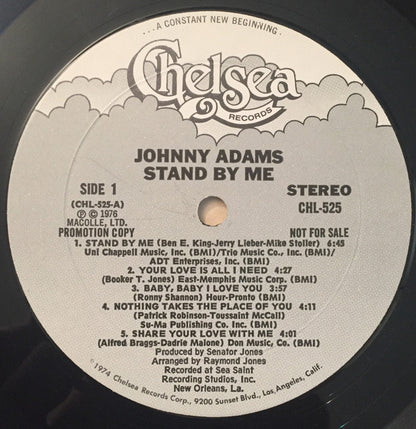 Johnny Adams : Stand By Me (LP, Album, Promo)
