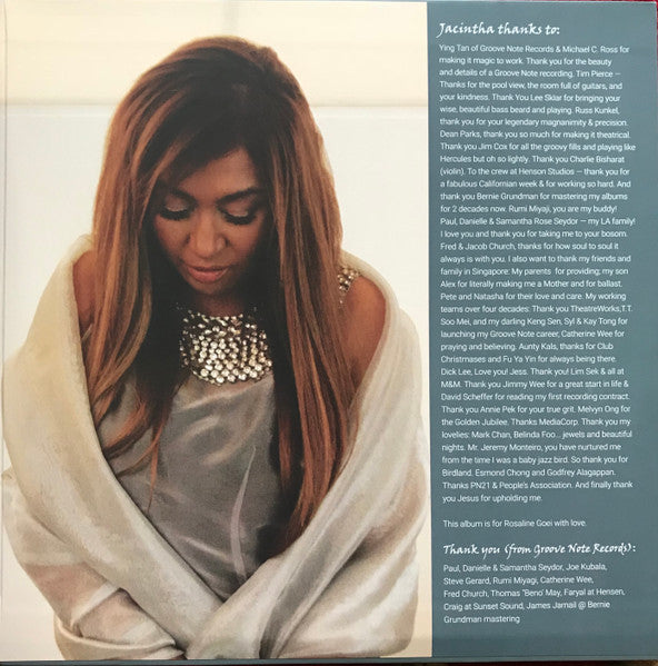 Jacintha : Fire & Rain (2x12", Album, 180)