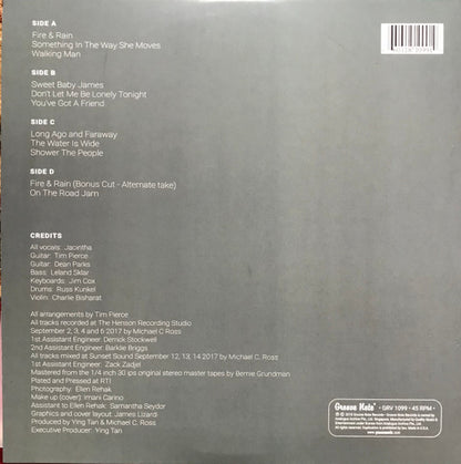 Jacintha : Fire & Rain (2x12", Album, 180)