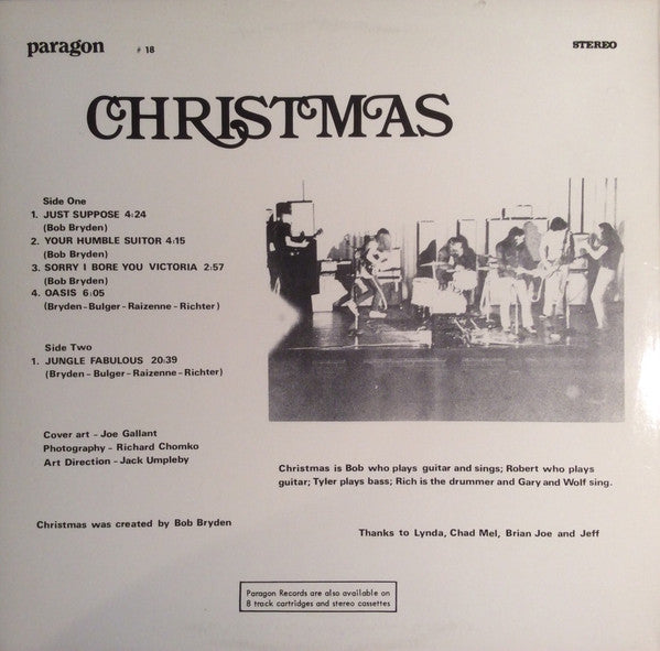 Christmas (3) : Christmas (LP, Album, RE, Unofficial)