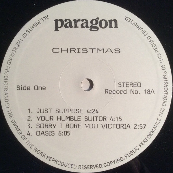 Christmas (3) : Christmas (LP, Album, RE, Unofficial)