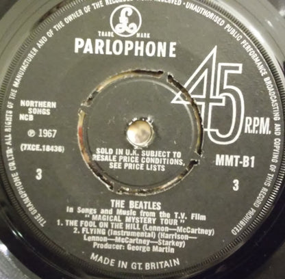 The Beatles : Magical Mystery Tour (2x7", EP, Mono, Gat)