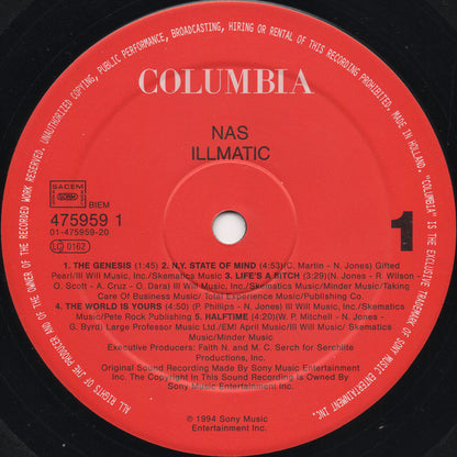 Nas : Illmatic (LP, Album)