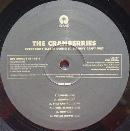 The Cranberries : Everybody Else Is Doing It, So Why Can't We? (LP, Album, Ltd)