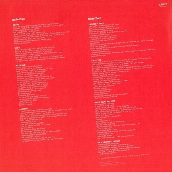 Television : Adventure (LP, Album, Red)