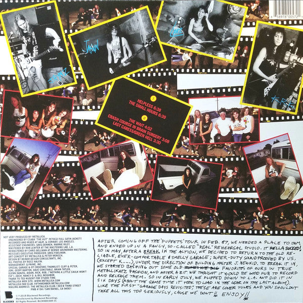 Metallica : The $5.98 E.P. - Garage Days Re-Revisited (12", EP, Ltd, RE, RM, Ora)