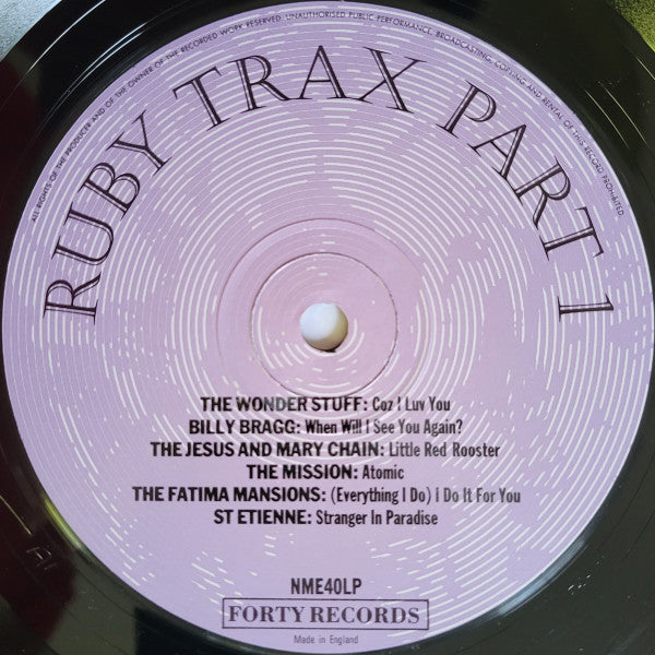 Various : Ruby Trax - The NME's Roaring Forty (3xLP, Comp + Box, Ltd)