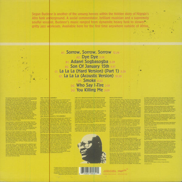 Segun Bucknor : Poor Man No Get Brother: Assembly & Revolution 1969-1975 (2xLP, Comp)