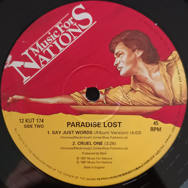 Paradise Lost : Say Just Words (12")