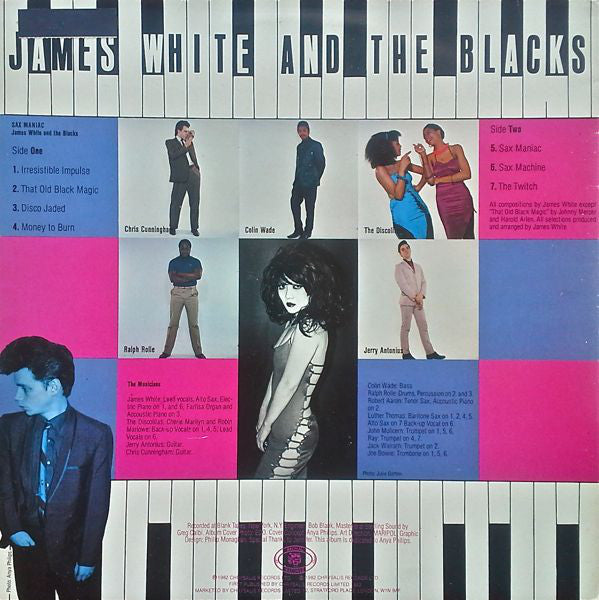James White & The Blacks : Sax Maniac (LP, Album)