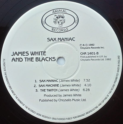 James White & The Blacks : Sax Maniac (LP, Album)