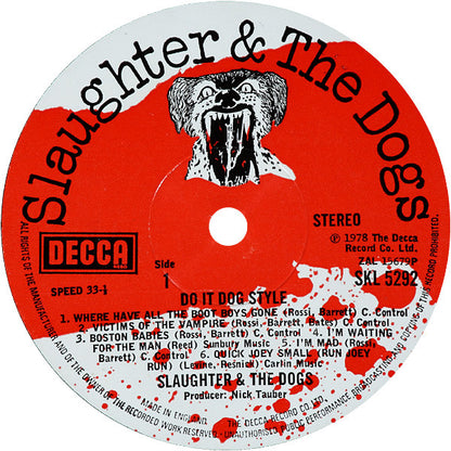 Slaughter And The Dogs : Do It Dog Style (LP, Album)