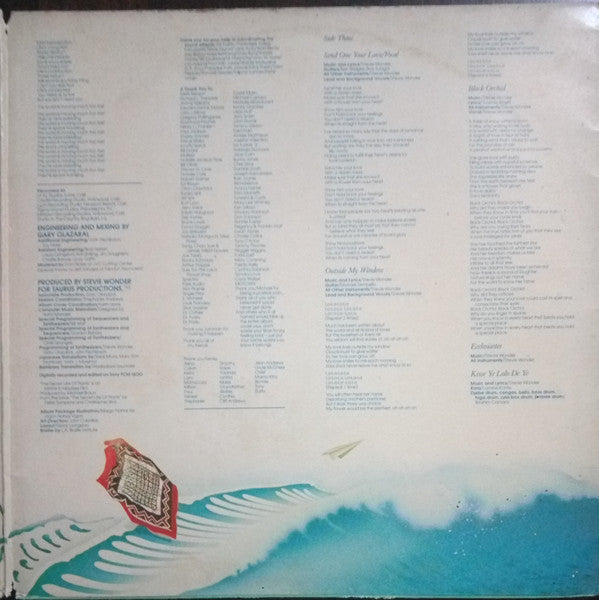 Stevie Wonder : Journey Through The Secret Life Of Plants (2xLP, Album)