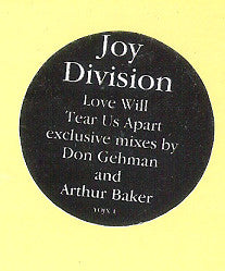 Joy Division : Love Will Tear Us Apart : Joy Division 1995 (12", Single)