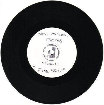 New Order : True Faith (7", Single, W/Lbl)
