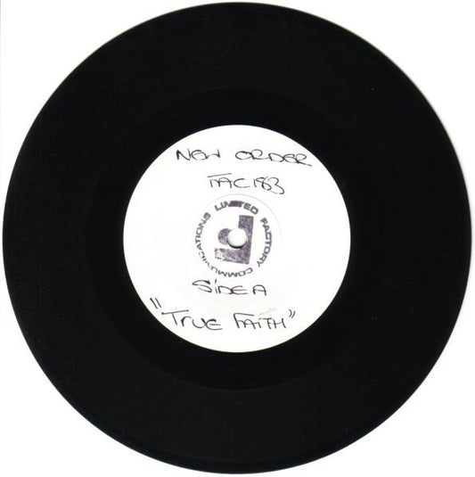 New Order : True Faith (7", Single, W/Lbl)