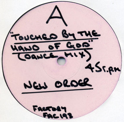 New Order : Touched By The Hand Of God (12", W/Lbl)