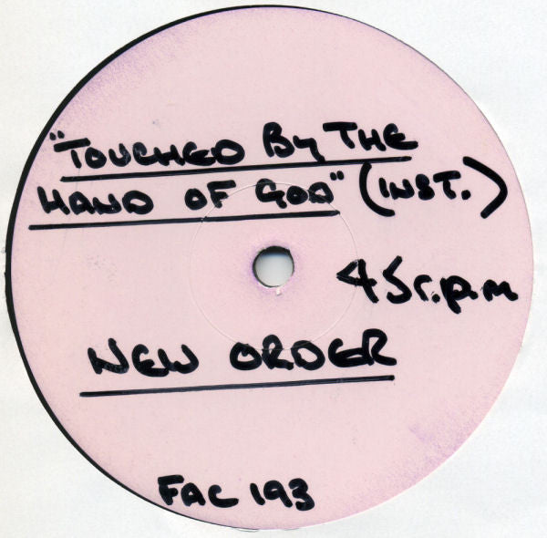 New Order : Touched By The Hand Of God (12", W/Lbl)