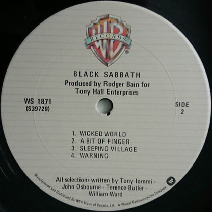 Black Sabbath : Black Sabbath (LP, Album, RE)