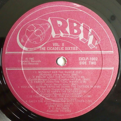 Various : Cicadelic Sixties Vol. II, Out Of Order (LP, Comp)