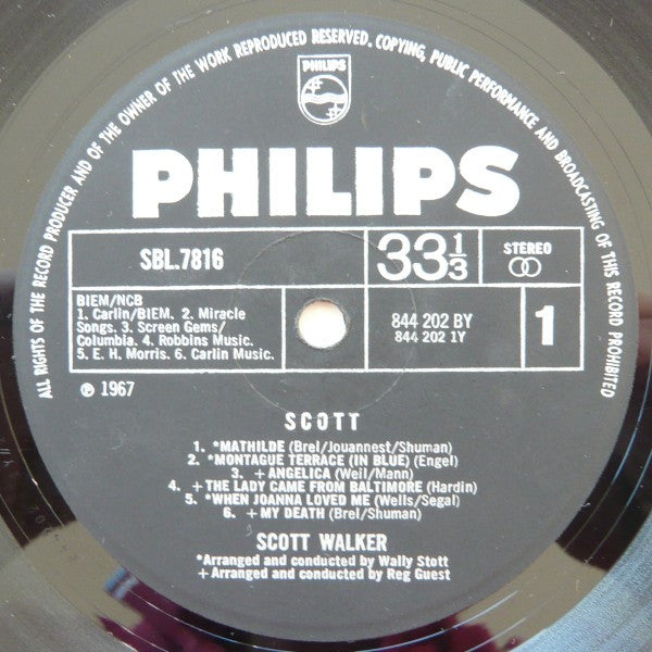 Scott Walker : Scott (LP, Album)