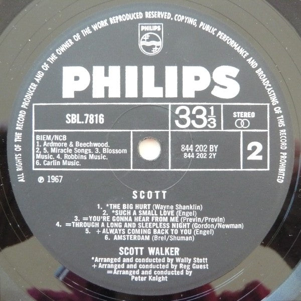 Scott Walker : Scott (LP, Album)