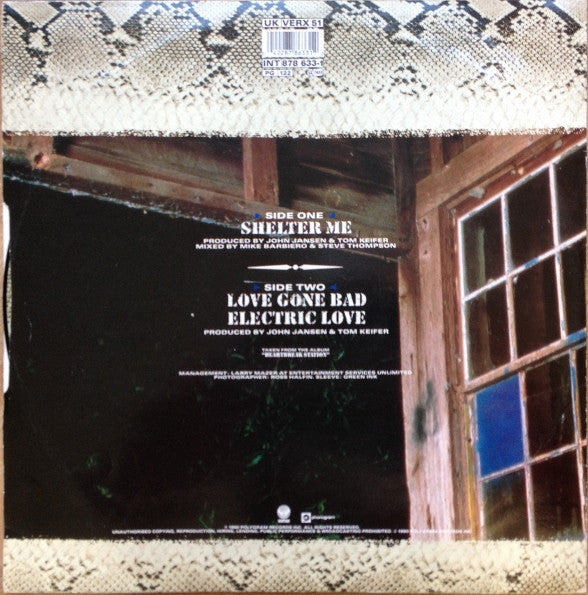 Cinderella (3) : Shelter Me (12", Ltd, Pic, Pos)