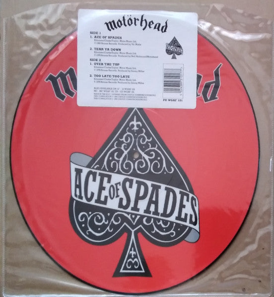 Motörhead : Ace Of Spades (12", MiniAlbum, Pic, RE)