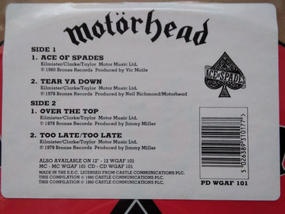 Motörhead : Ace Of Spades (12", MiniAlbum, Pic, RE)