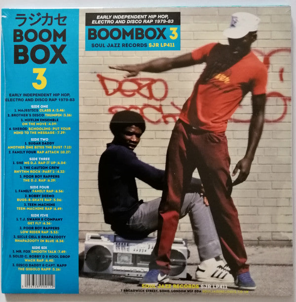 Various : Boombox 3 (Early Independent Hip Hop, Electro And Disco Rap 1979-83) (3xLP, Comp)